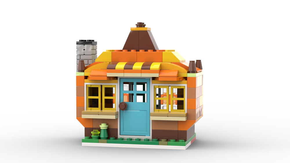 LEGO MOC 10717 Pumpkin house by Lenarex Rebrickable Build with LEGO