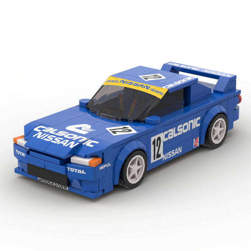 LEGO MOC Calsonic Team Impul R32 Skyline GTR MOC by KazeBricks