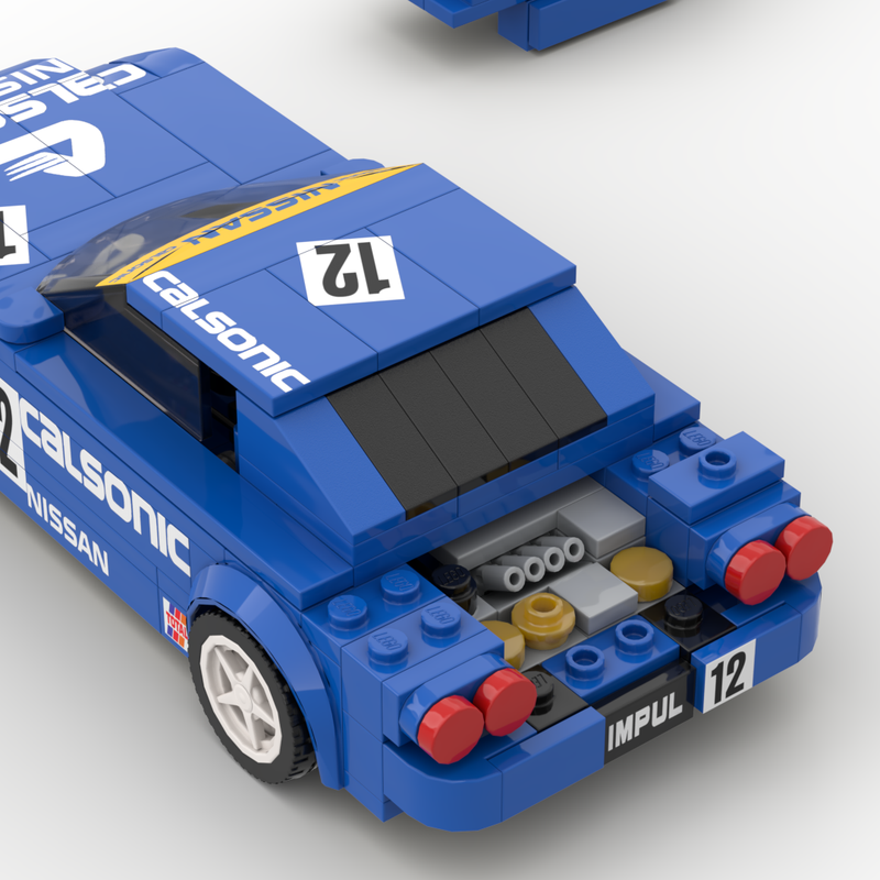 LEGO MOC-126297 Calsonic Team Impul R32 Skyline GTR MOC by Kaze Bricks ...