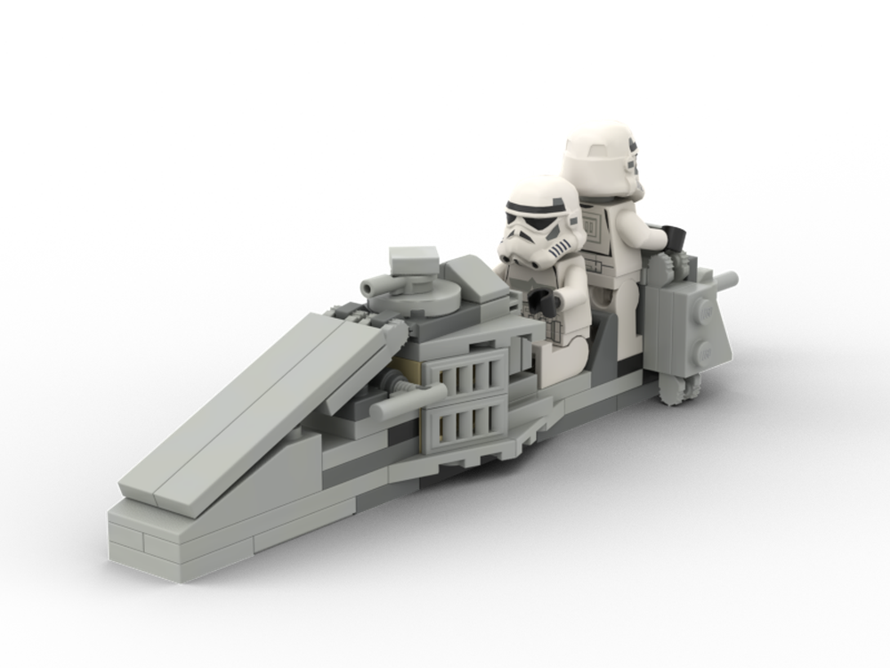 LEGO MOC Imperial Patrol Speederbike by thebrickway | Rebrickable ...