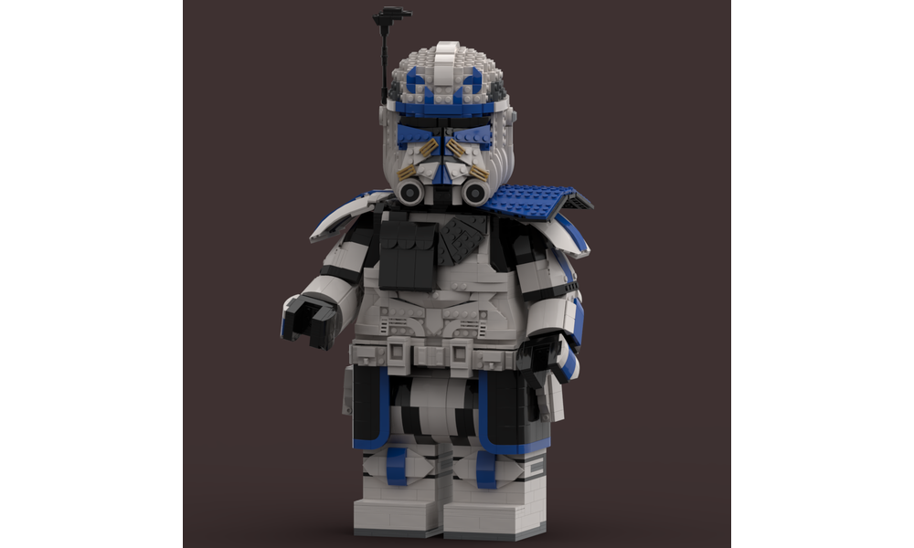 LEGO MOC-126429 Captain Rex Phase 2 Megafigure (fits Breaaad's