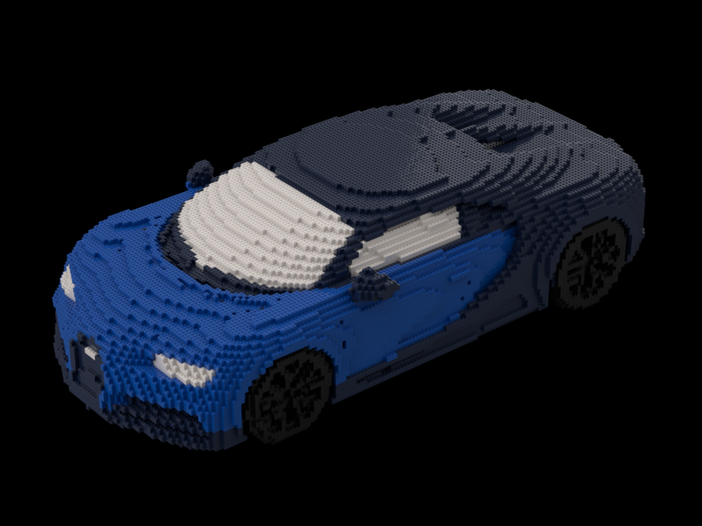 LEGO MOC lego sculpture Bugatti Chiron by blackmaster | Rebrickable ...