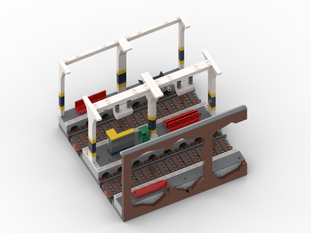 LEGO MOC-126518 Underground Station Module #2 by Legofan21 ...