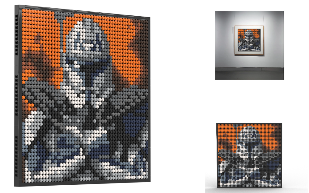 LEGO MOC Tableau rex by Alex_BricKartuss | Rebrickable - Build with LEGO