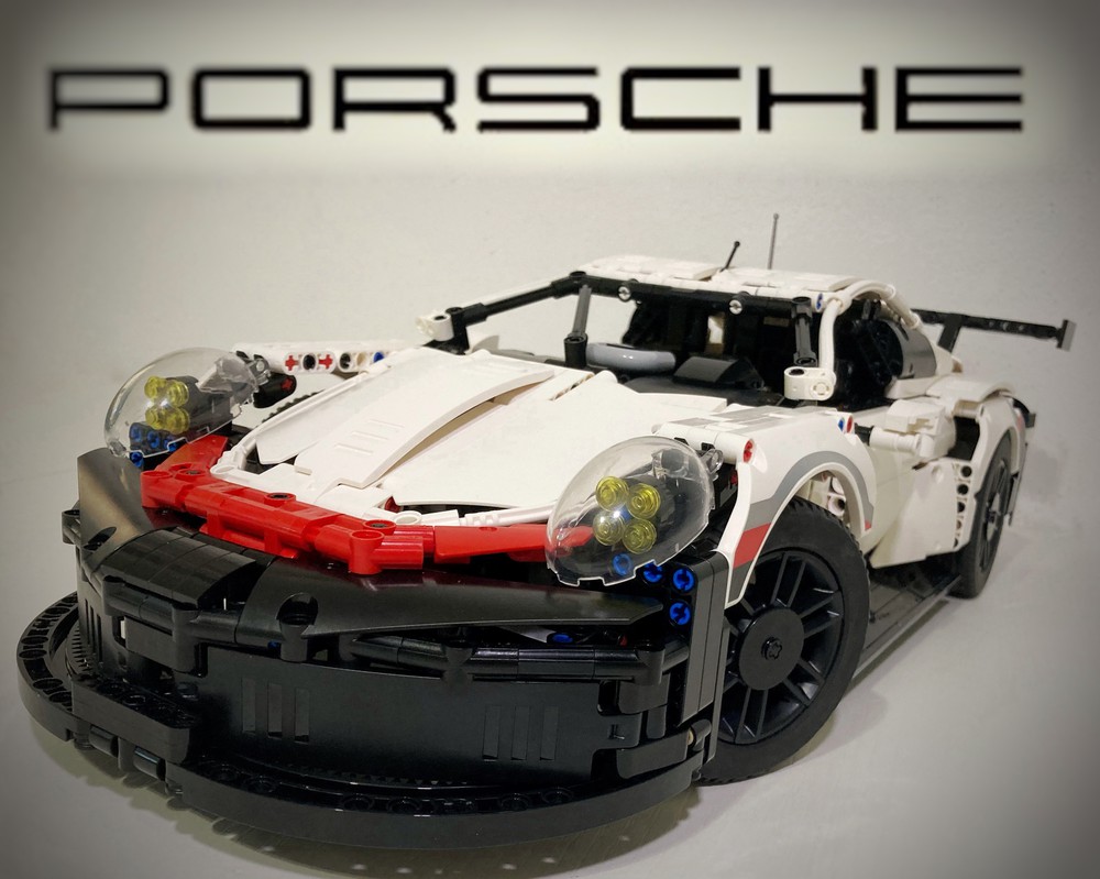 højen Uden robot LEGO MOC Porsche 911 RSR RC MOD by Lego technic world | Rebrickable - Build  with LEGO