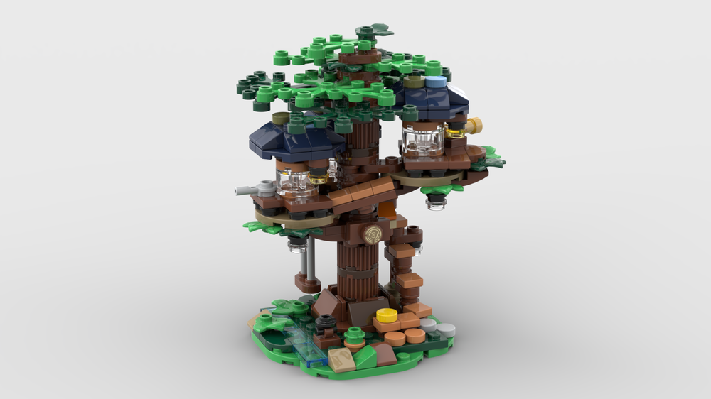 LEGO MOC Mini 21318 Ideas Tree House by christromans | Rebrickable Build LEGO