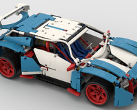 MOC Rally Car RC 2WD POWERED UP (42077 + 42109 + Motor Powered Up XL)