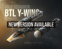 PiXEL-DANs BTL-A4 YWING Gold Squadron // 75172 - Modification // UCS Style // MINIFIG SCALE