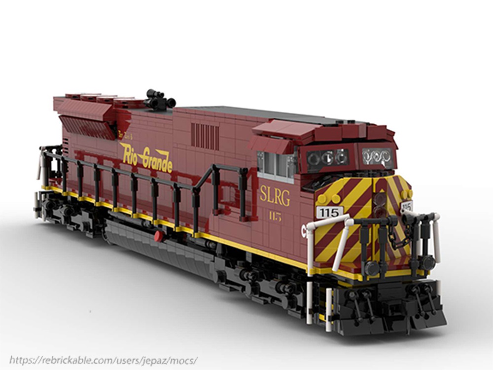 LEGO MOC EMD SD90/43MAC San Luis and Rio Grande Railroad by jepaz ...