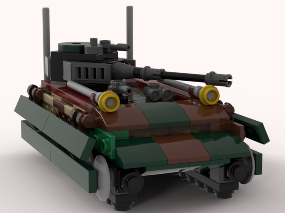 LEGO MOC WW2 Panther G German Tank by NLBricks
