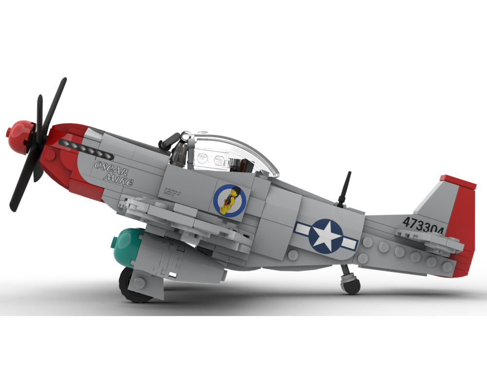 LEGO MOC P-51D Mustang Red Tail by model hangar | Rebrickable - Build ...