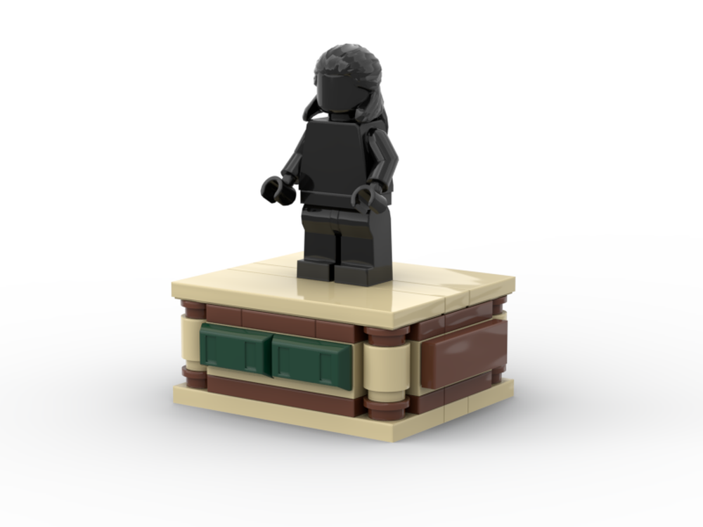 LEGO MOC Light Side Minifigure stand by Elegant Bricks Rebrickable