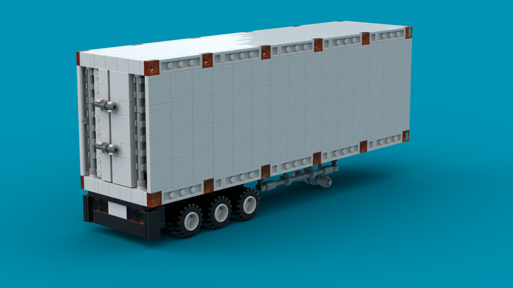 LEGO MOC snot built box trailer by Absolute_lego_builds Rebrickable
