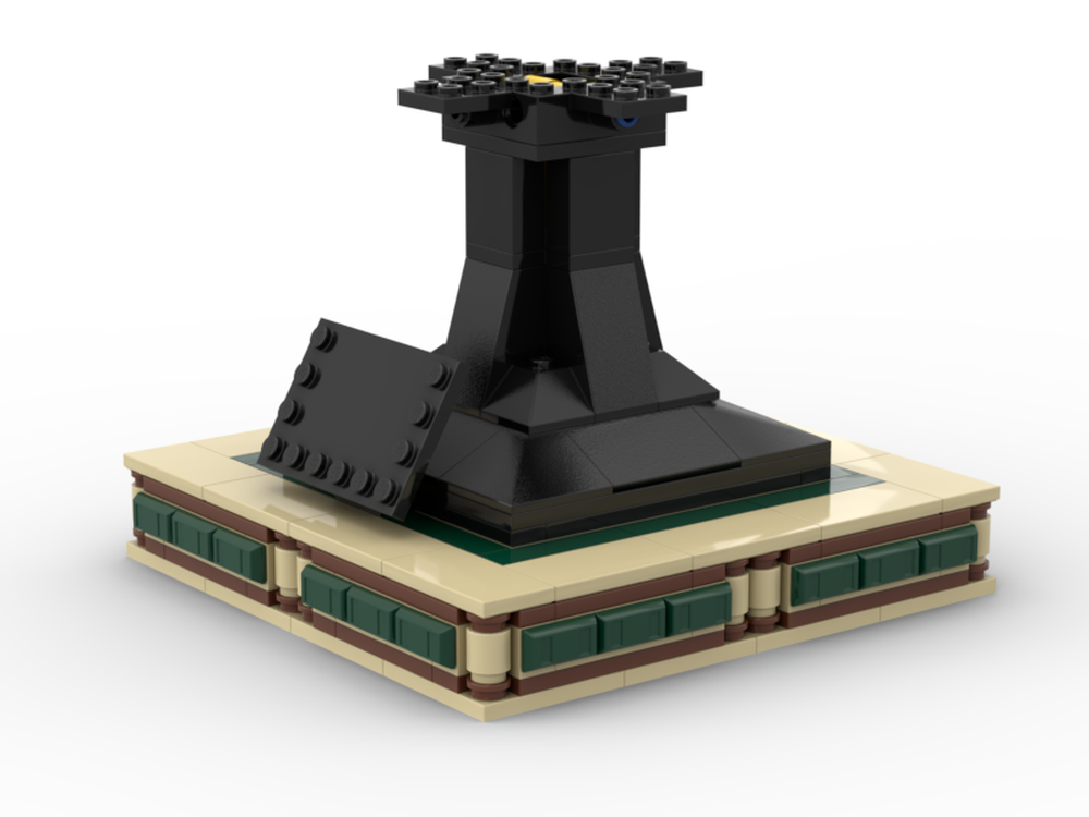 LEGO MOC Light Side Helmet Series Stand by Elegant Bricks Rebrickable