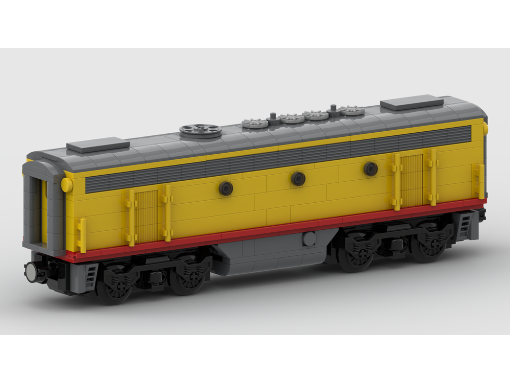 LEGO MOC Union Pacific EMD F7 by BuMu | Rebrickable - Build with LEGO