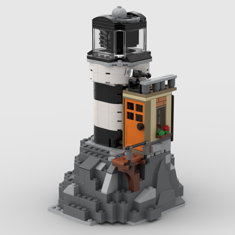 LEGO MOC-127040 Lighthouse Island by thecoralfrog | Rebrickable - Build ...