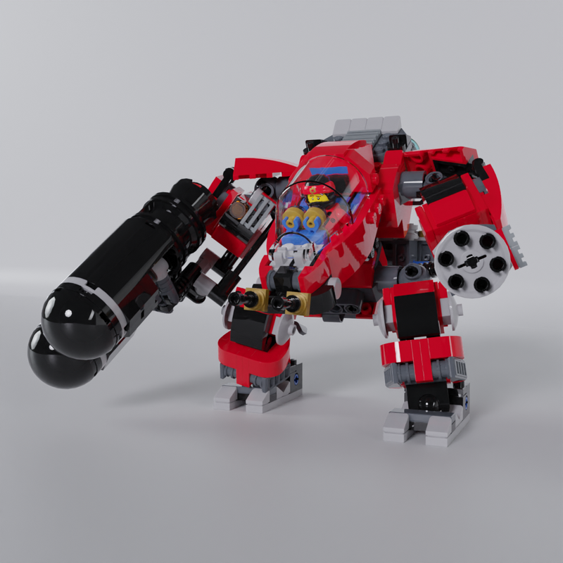 LEGO MOC Kai s Fire Mech by Alex Qwerty Rebrickable Build with