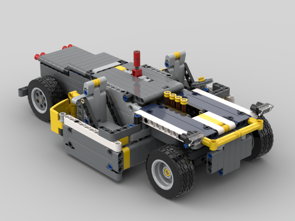 LEGO MOC 42055 Heavy-Duty Truck by Studio Anniversario | Rebrickable ...