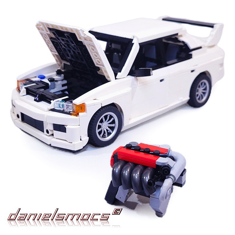 LEGO MOC Mitsubishi Lancer Evo by danielsmocs | Rebrickable - Build ...