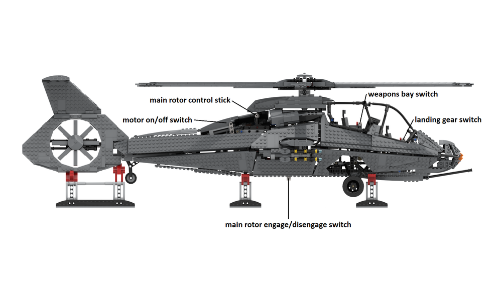 US Army - RAH-66 Comanche Helicopter - 1/48 Scale Resin Model