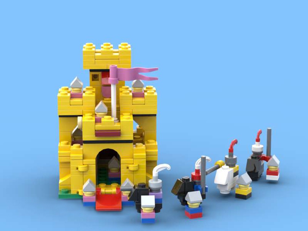 LEGO MOC-127571 Mini Yellow Castle Revenge (inspired by 375-2) by ad000 ...