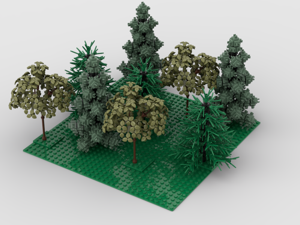 LEGO MOC Northern Trees by Bevinsbricks | Rebrickable - Build with LEGO
