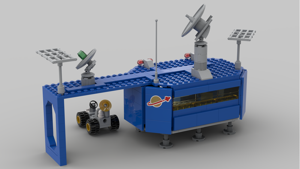 LEGO MOC Remake493 Space Command Center by HeatproofNut Rebrickable