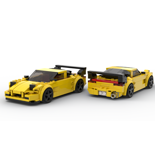 Ryo MOC-87429 Mazda RX-7 FD3S from Initial D– MOC Brick Store
