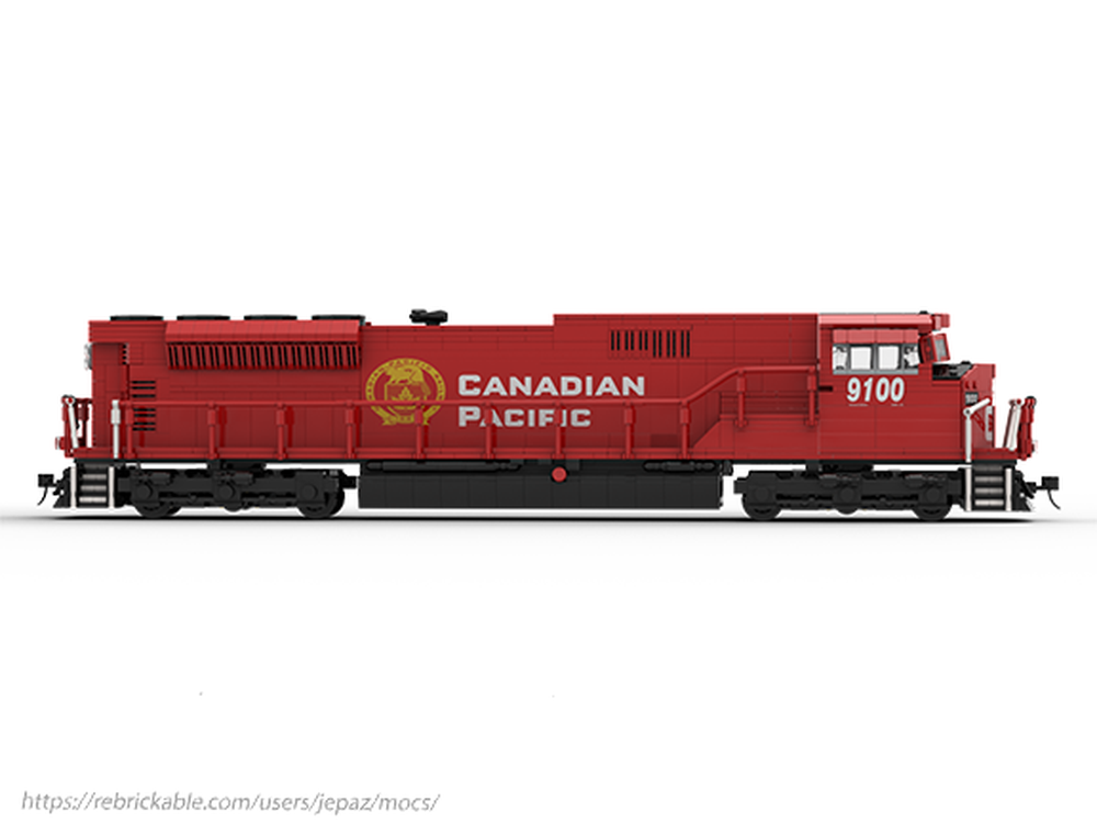 LEGO MOC EMD SD90/43MAC Canadian Pacific by jepaz | Rebrickable