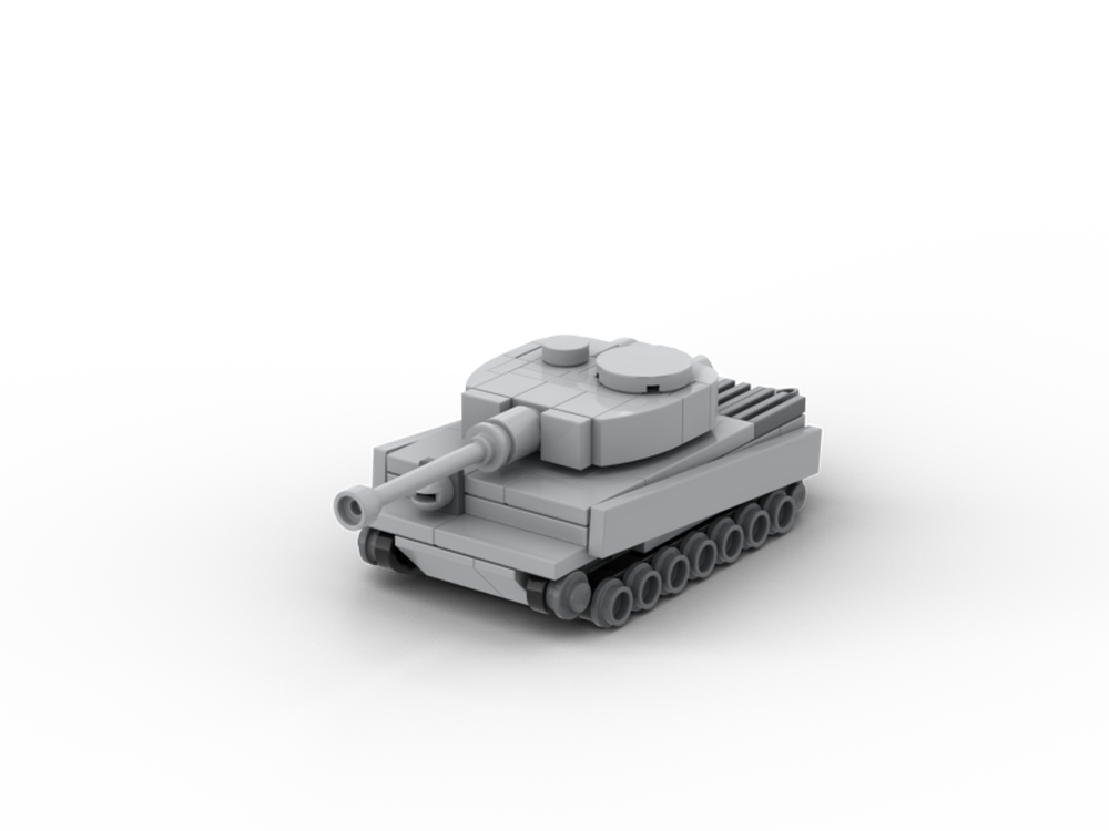 LEGO MOC Mini Tiger Tank by Qwinter | Rebrickable - Build with LEGO