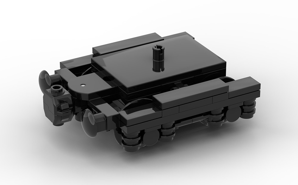 LEGO MOC European Freight Car Bogie (Short, Type A) by legotownlinz