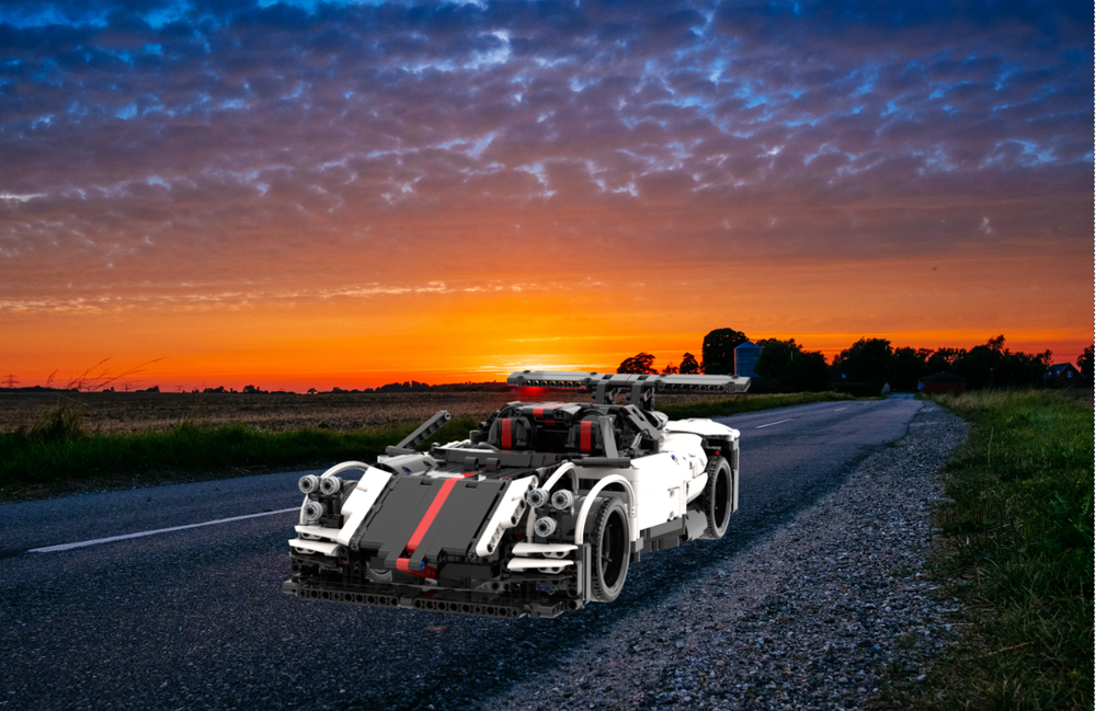 LEGO MOC Pagani zonda roadster by NL33 Rebrickable Build with LEGO