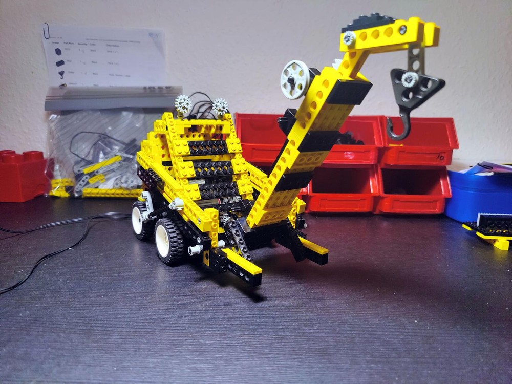 LEGO MOC-128119 Skid steer with telescoping boom by christov ...