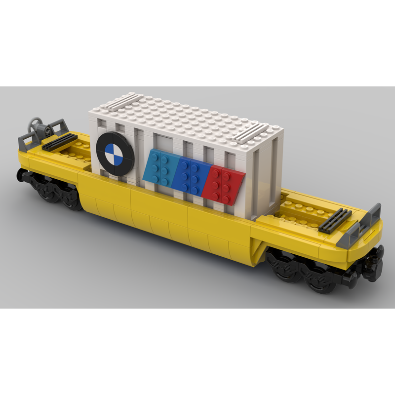 LEGO MOC TTX Container Car train vagon with a 20ft 