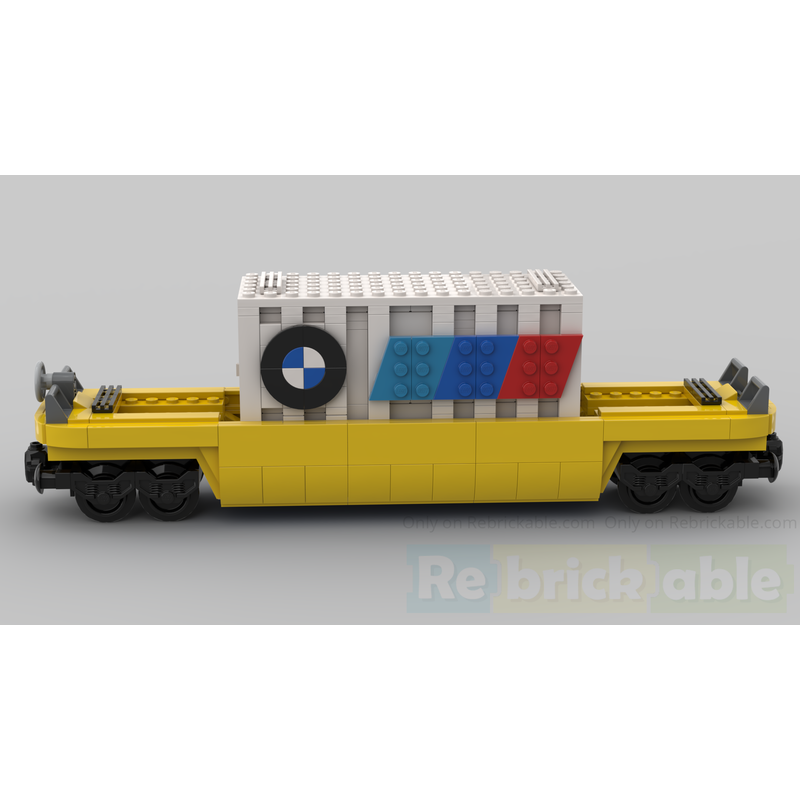 LEGO MOC-128136 TTX Container Car train vagon with a 20ft 