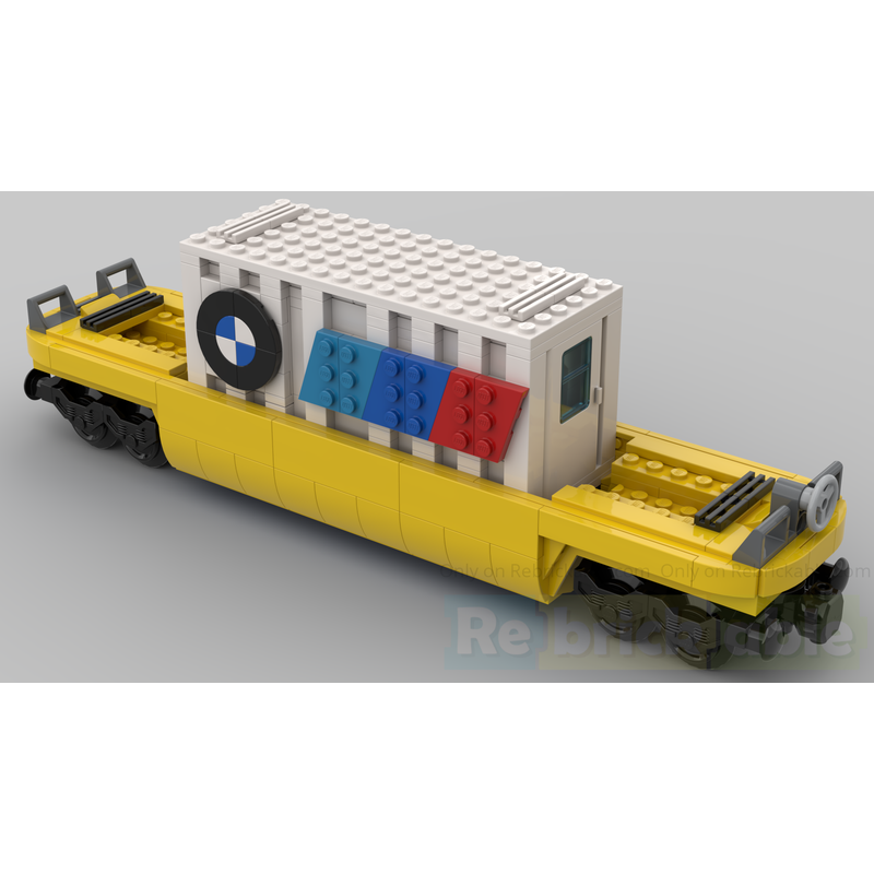 LEGO MOC-128136 TTX Container Car train vagon with a 20ft 