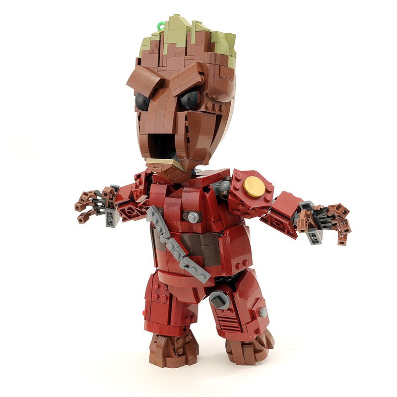 Lego Moc Life-Size Custom Baby Groot By Buildbetterbricks | Rebrickable -  Build With Lego