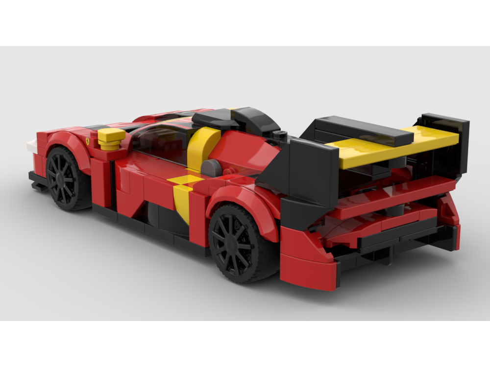 Lego Moc Ferrari F499p Lmh (le Mans Hypercar) By Bryccars 