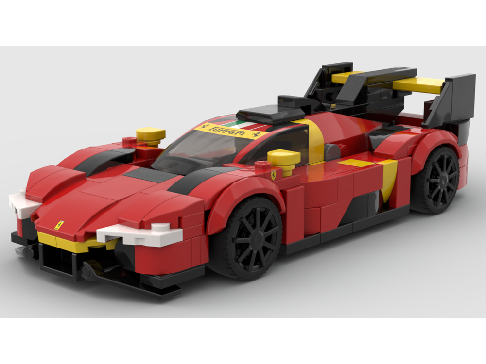 LEGO MOC Ferrari F499P LMH (Le Mans Hypercar) by BrycCars | Rebrickable ...