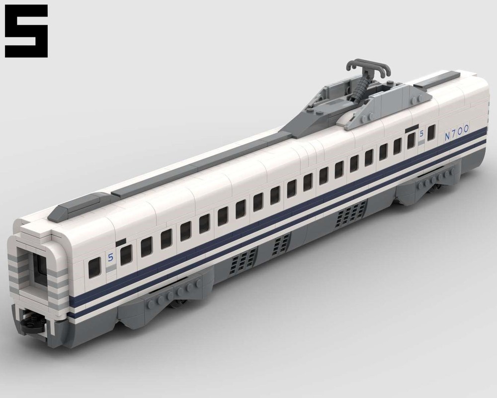 LEGO MOC Shinkansen N700 Series - Bullet Train - CAR n°05/16 by ...