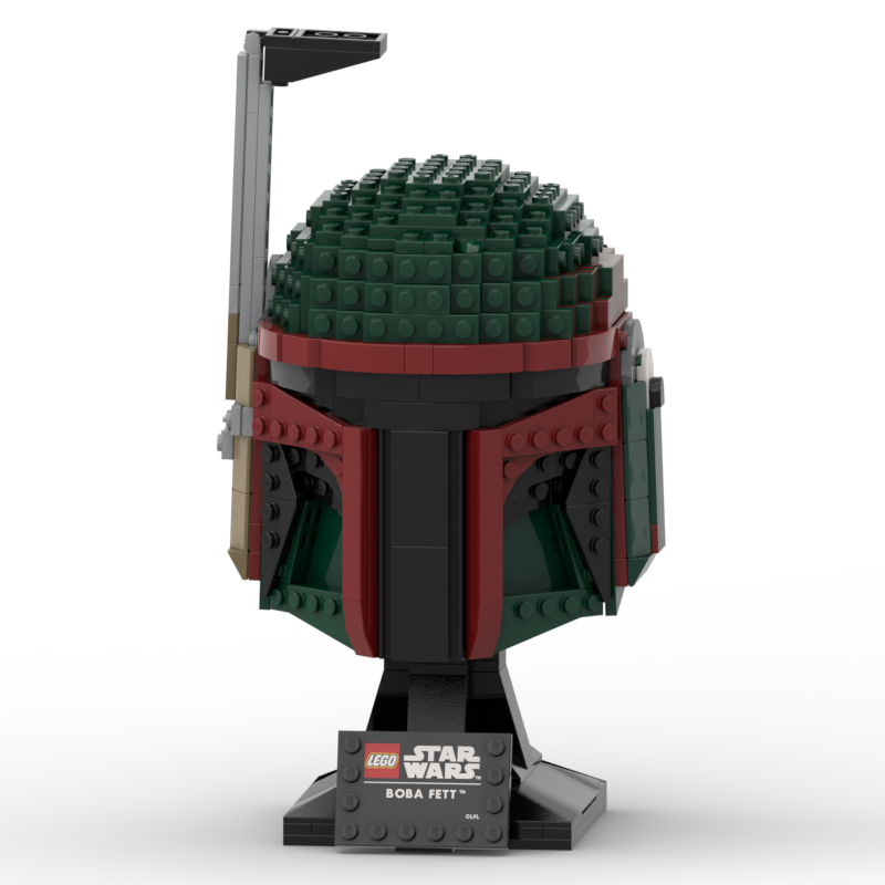 LEGO MOC-128334 Boba Fett helmet (Book of Boba Fett version) by Albo ...