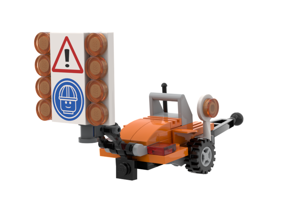 LEGO MOC Road safety trailer by Noppenparade | Rebrickable - Build with ...