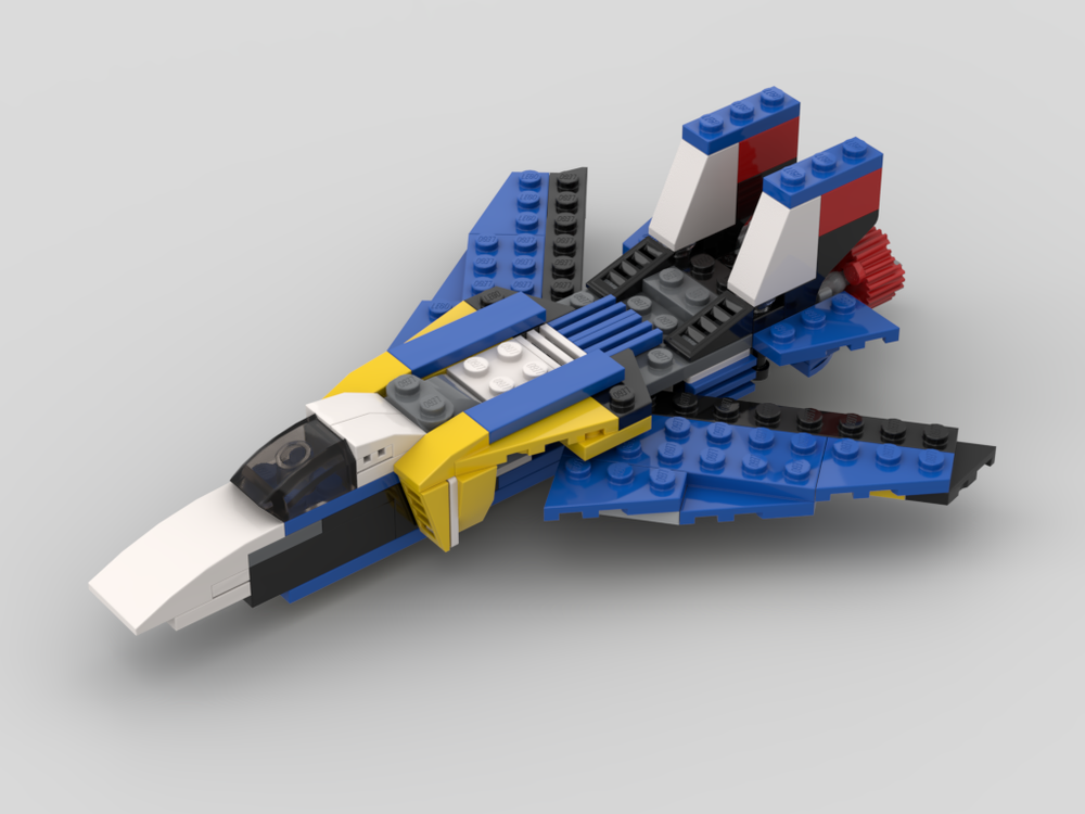 LEGO MOC 31087 F-14 Tomcat by KlintIsztvud | Rebrickable - Build with LEGO