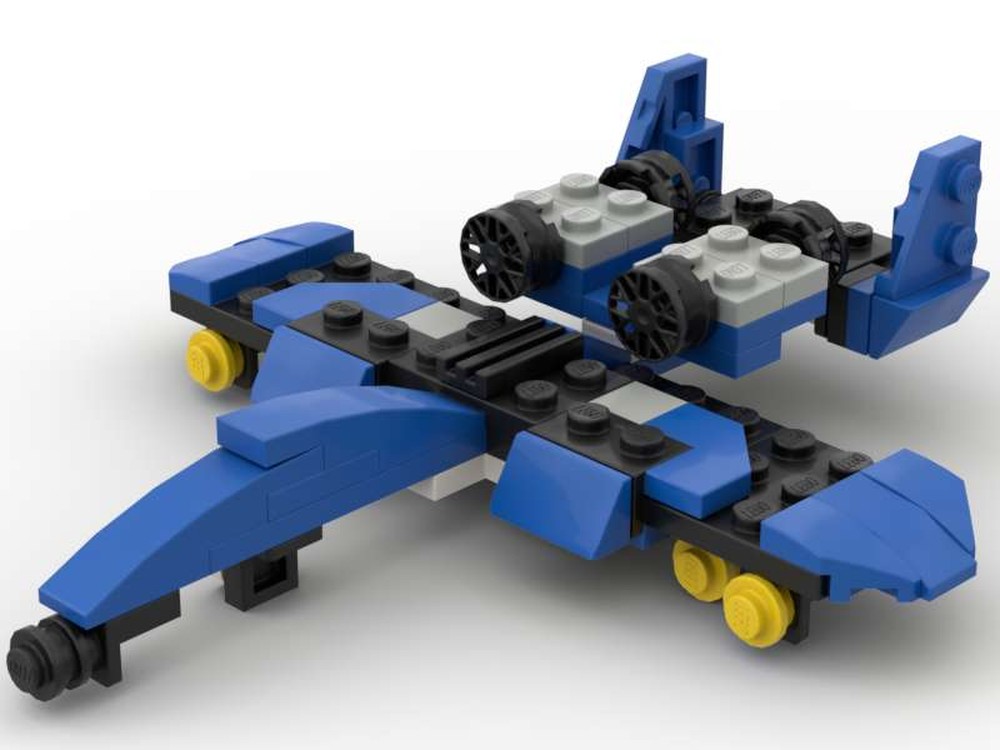 LEGO MOC 30343 A-10 Thunderbolt (''Warthog'') by meregt | Rebrickable