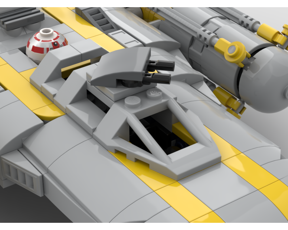 LEGO MOC Y-Wing BTL-B By Oldschool | Rebrickable - Build With LEGO