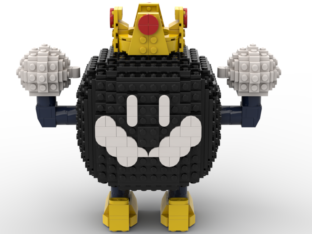 LEGO MOC Mario King Bob Omb By Jedi Plb Rebrickable Build With LEGO