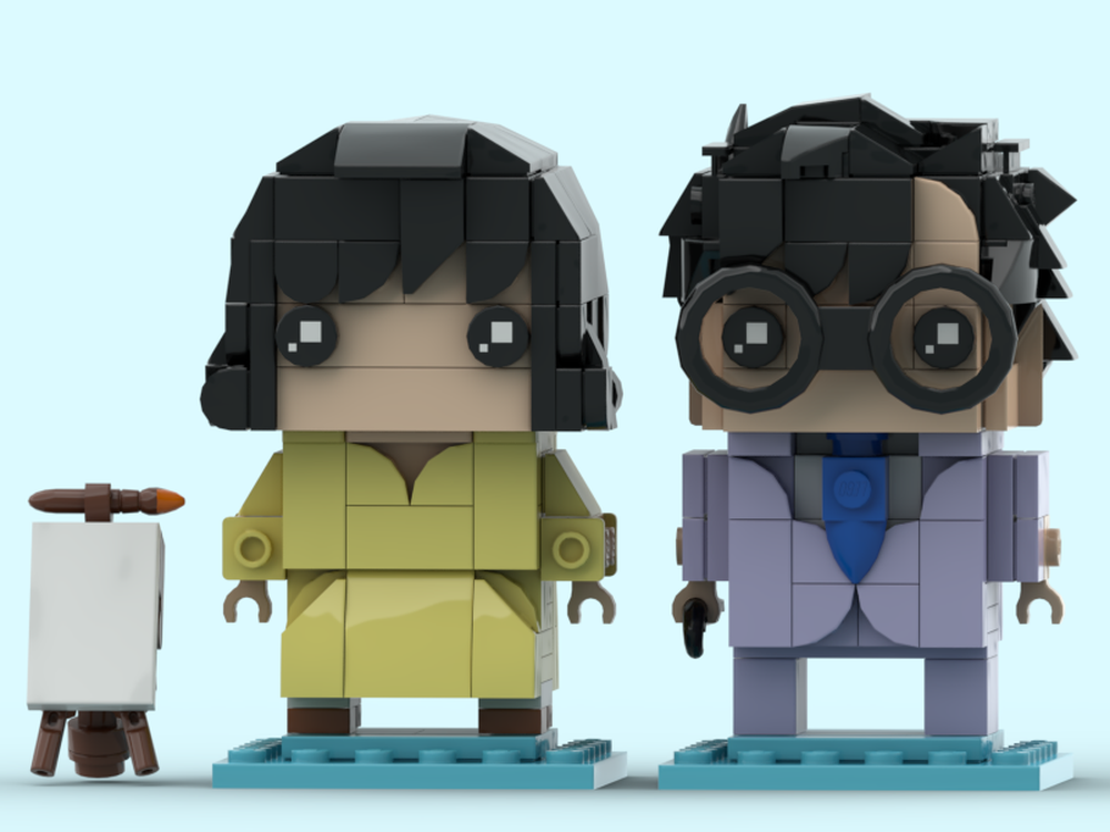 LEGO MOC Sophie, Howl & Turnip-Head - Studio Ghibli BrickHeadz by