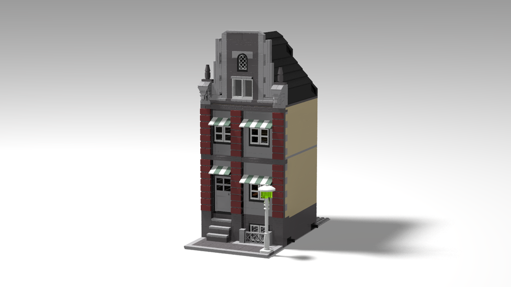 LEGO MOC Modularhousemoc 261 by rexss12 Rebrickable Build with LEGO