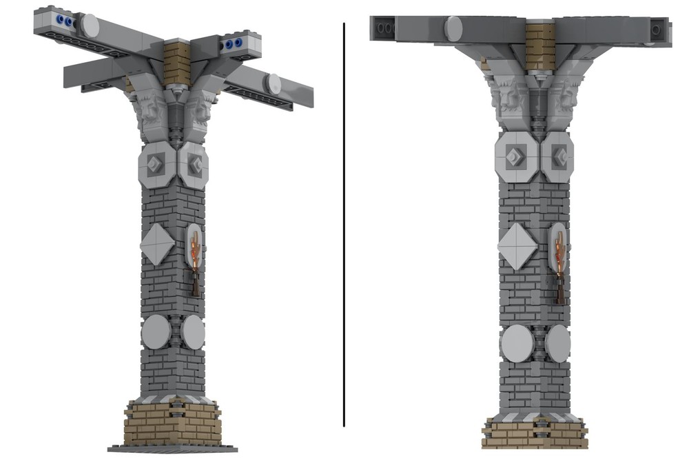 LEGO MOC-128633 Columns of the Ancient Catacombs - Original Column by ...