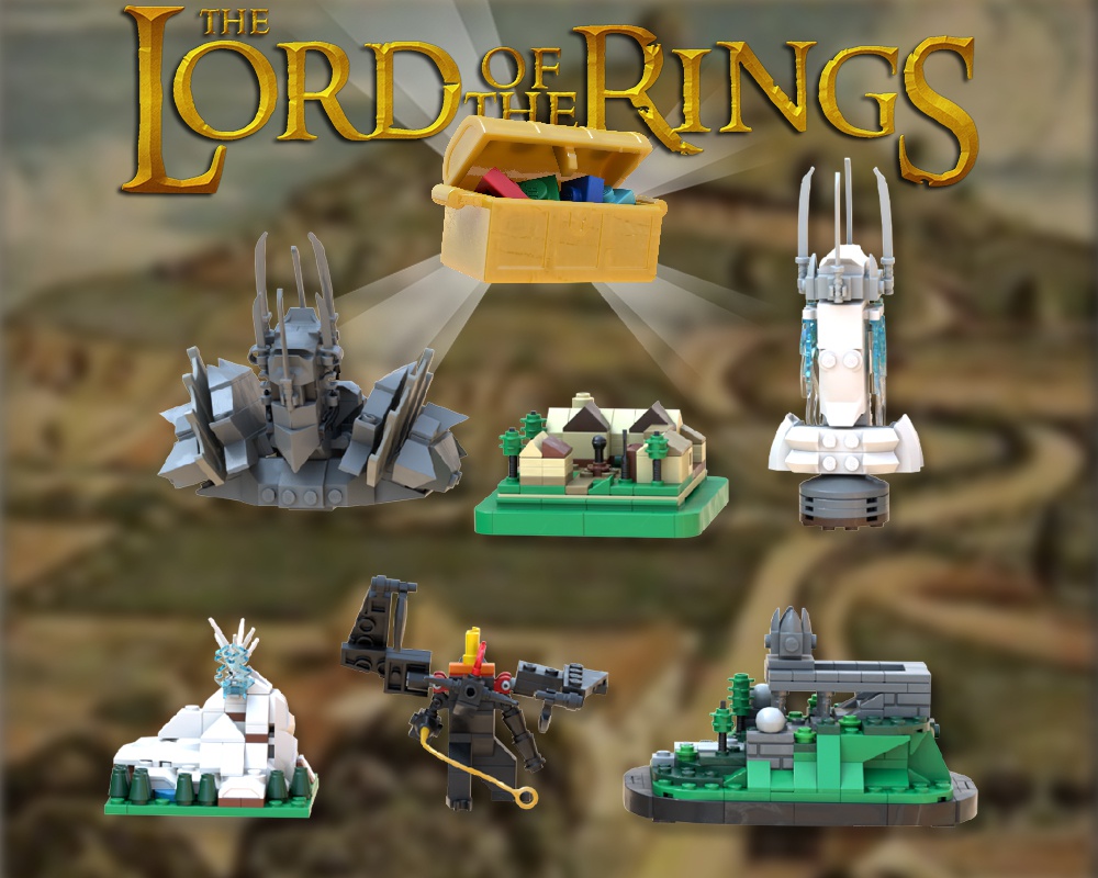 LEGO The Lord of the Rings Minas Tirith Custom Set! (2022) 